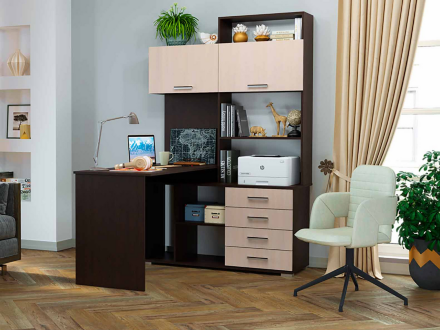 Стол угловой ПКС-11, Венге-Белфорд 